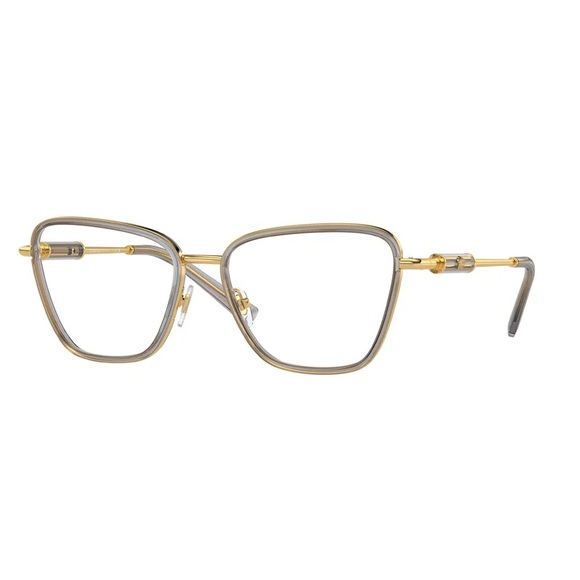 Versace Eyeglasses VE1292 1506 Grey Transparent/Gold 54mm - Picture 1 of 1